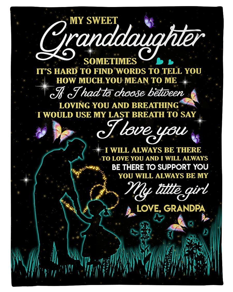 Granddaughter – To My Grandda …
