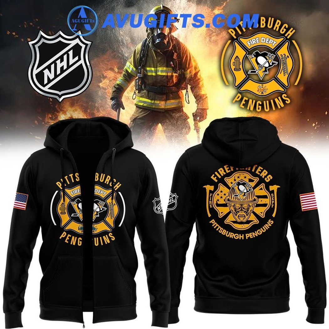 Pittsburgh Penguins X Firefighter Appreciation Night New Edition Zipper Hoodie – Zip Hoodie 3D Aop Shirt