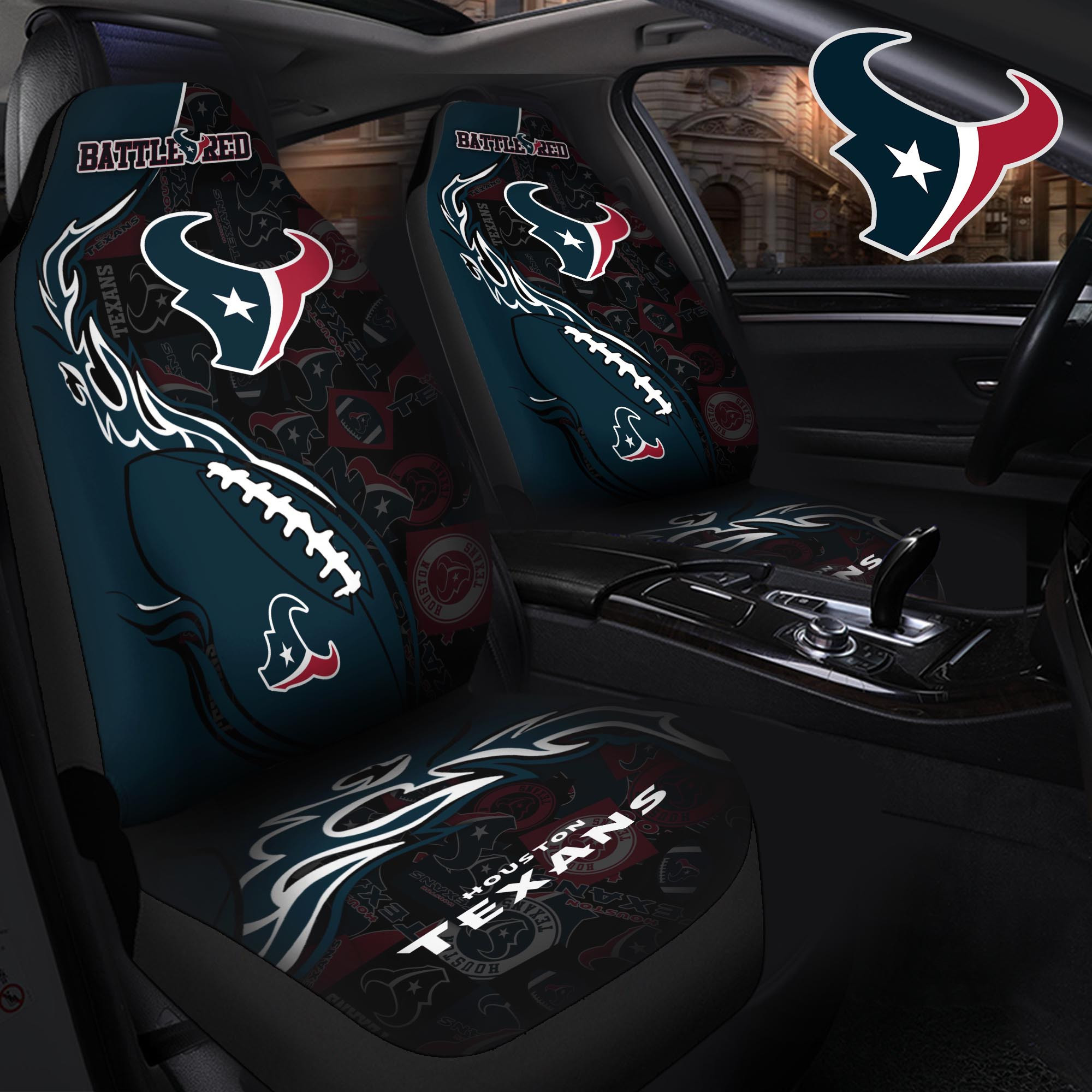 Houston Texans Car Seat Cover Set CSC6840