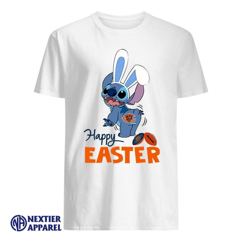 Stitch Chicago Bears Happy Easter Shirt Classic Men’s T-Shirt