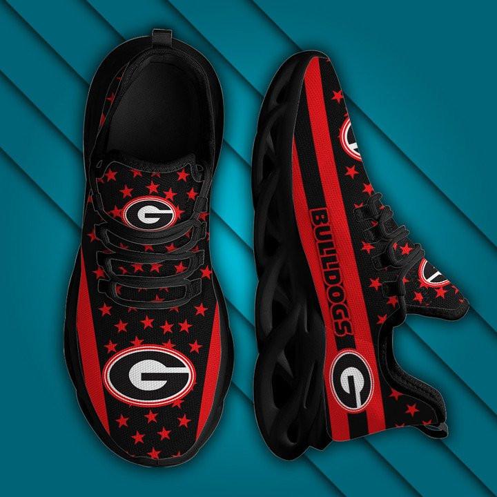 Georgia Bulldogs Clunky Sneaker Max Soul Shoes 1371