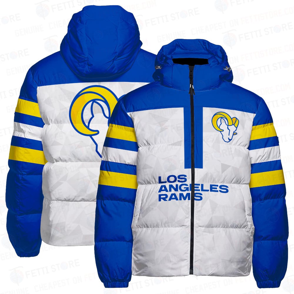 Los Angeles Rams NFL 2023 Starter Thursday Night Gridiron Raglan Unisex Puffer Jacket Down Jacket