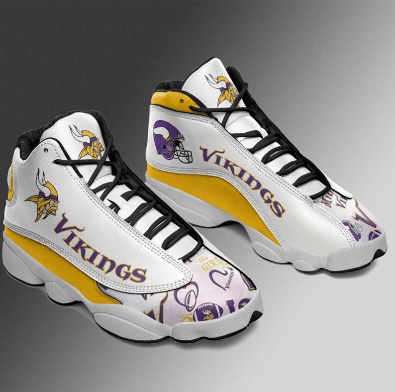 Minnesota Vikings Air Jordan 13 Shoes JD13 V1332