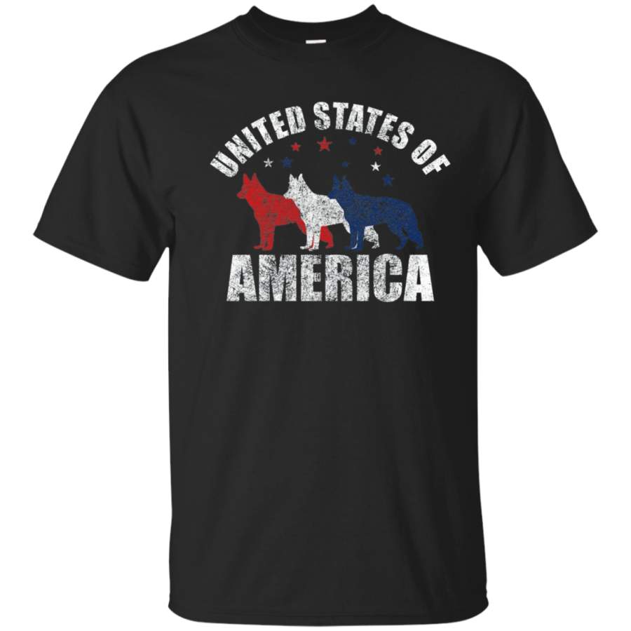 AGR Vintage USA German Shepherds and stars t-shirt