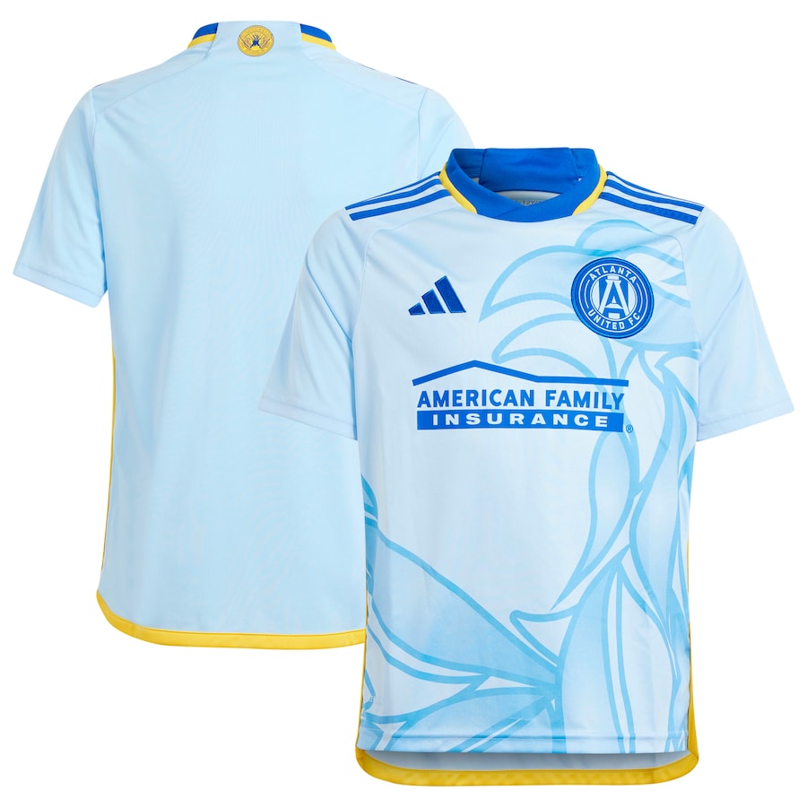 Atlanta United Fc Adidas  2024 The Resurgens Kit  Jersey – Light Blue