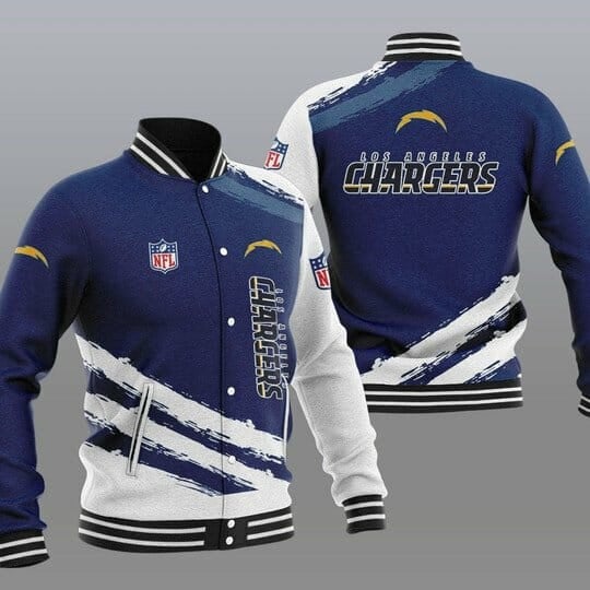 Sport-Team Los Angeles Chargers Blue White Baseball Jacket V3