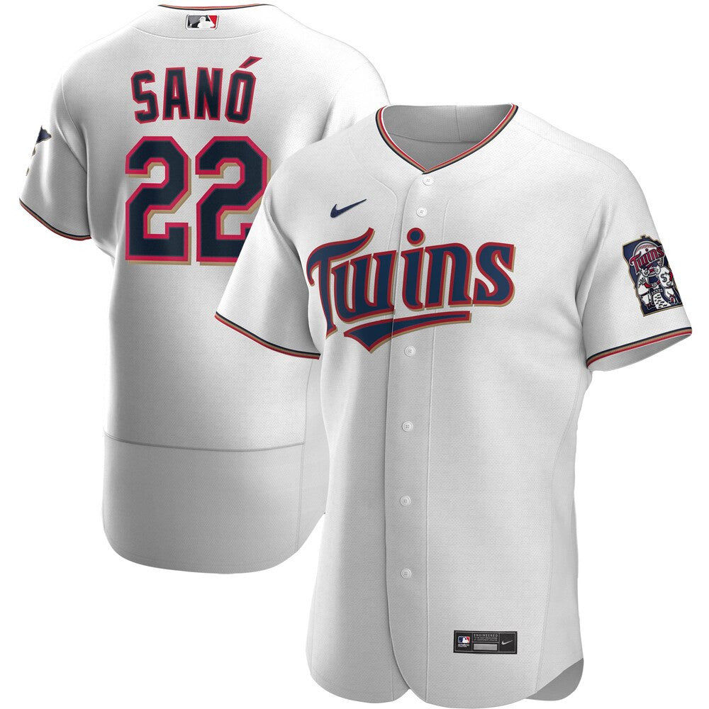 Men’S Minnesota Twins Miguel Sano Nike White Home Authentic Player ...