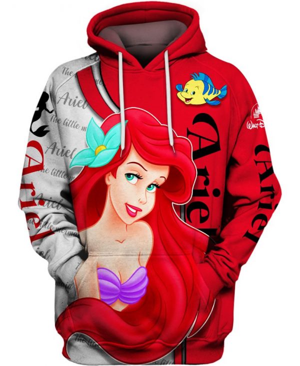 The Little Mermaid Unisex 3D Printed Hoodie For Men Women Clothing Clothes Outfit Nd