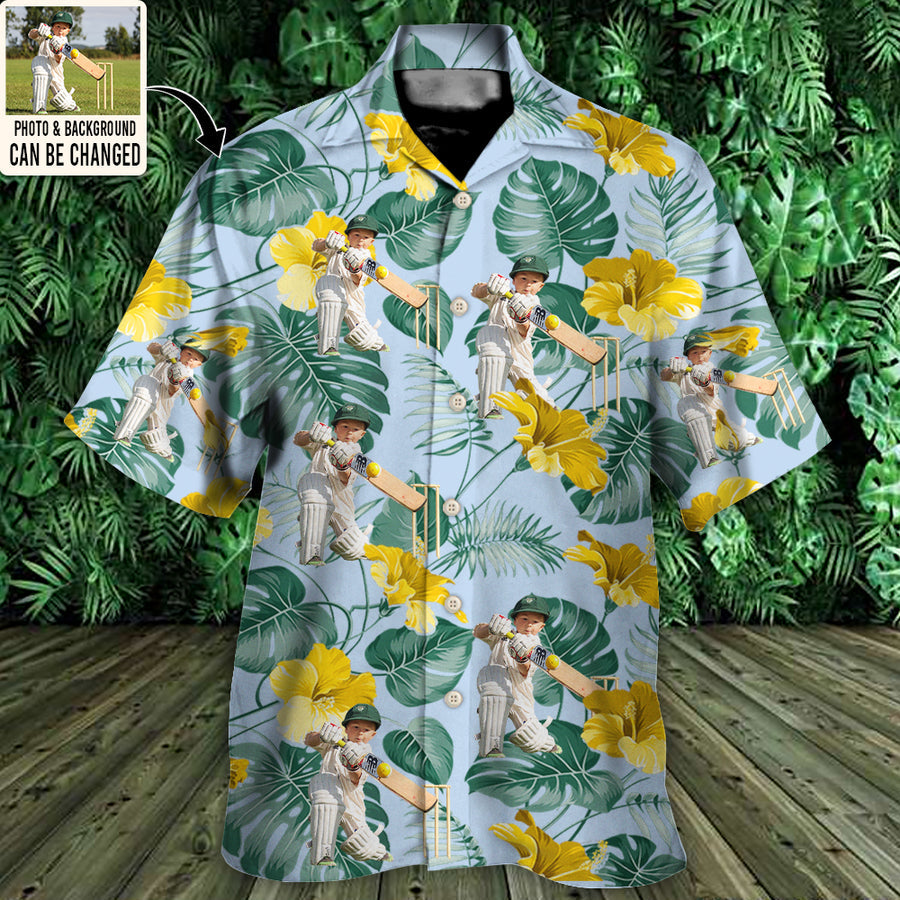 Cricket You Want Tropical Style Custom Photo – Hawaiian Shirt – Personalized Photo Gifts