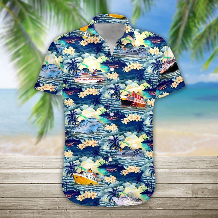 3D Cruise Hawaiian Shirt, Summer Aloha Shirt, Summer Gift For Him