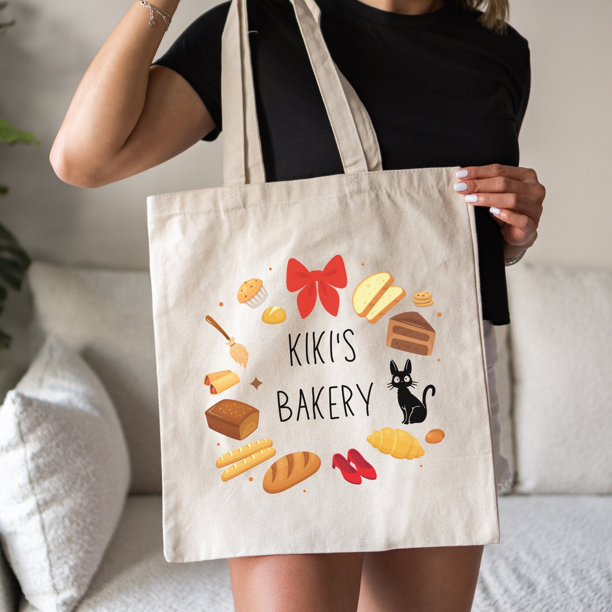 Kiki’s Bakery Kiki’s Delivery Service Inspired Canvas Tote Bag