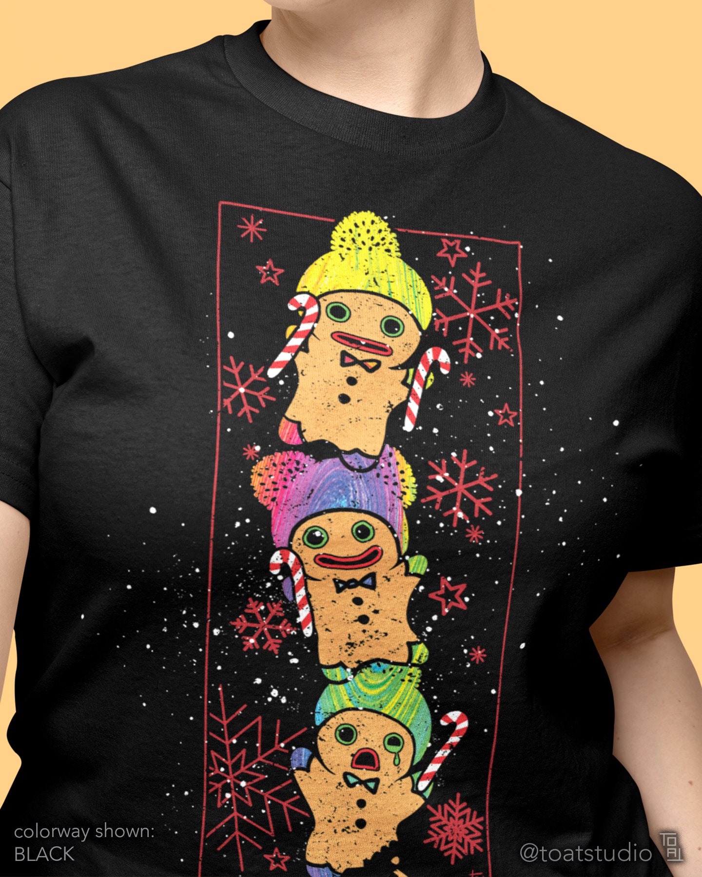 Gingerbread Man II Unisex T-shirt, G &hellip;