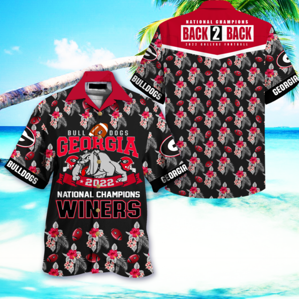 ..Georgia Bulldogs Ncaa1-Hawaii Shirt New Gift For Summer