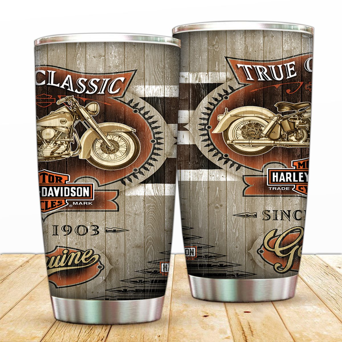 Fashion24Hs - Insulated Tumbler Cup - Harley Davidson Tumbler - Gift For Harley Davidson Lovers - Stainless Steel Tumbler Harley Davidson Motorcycle