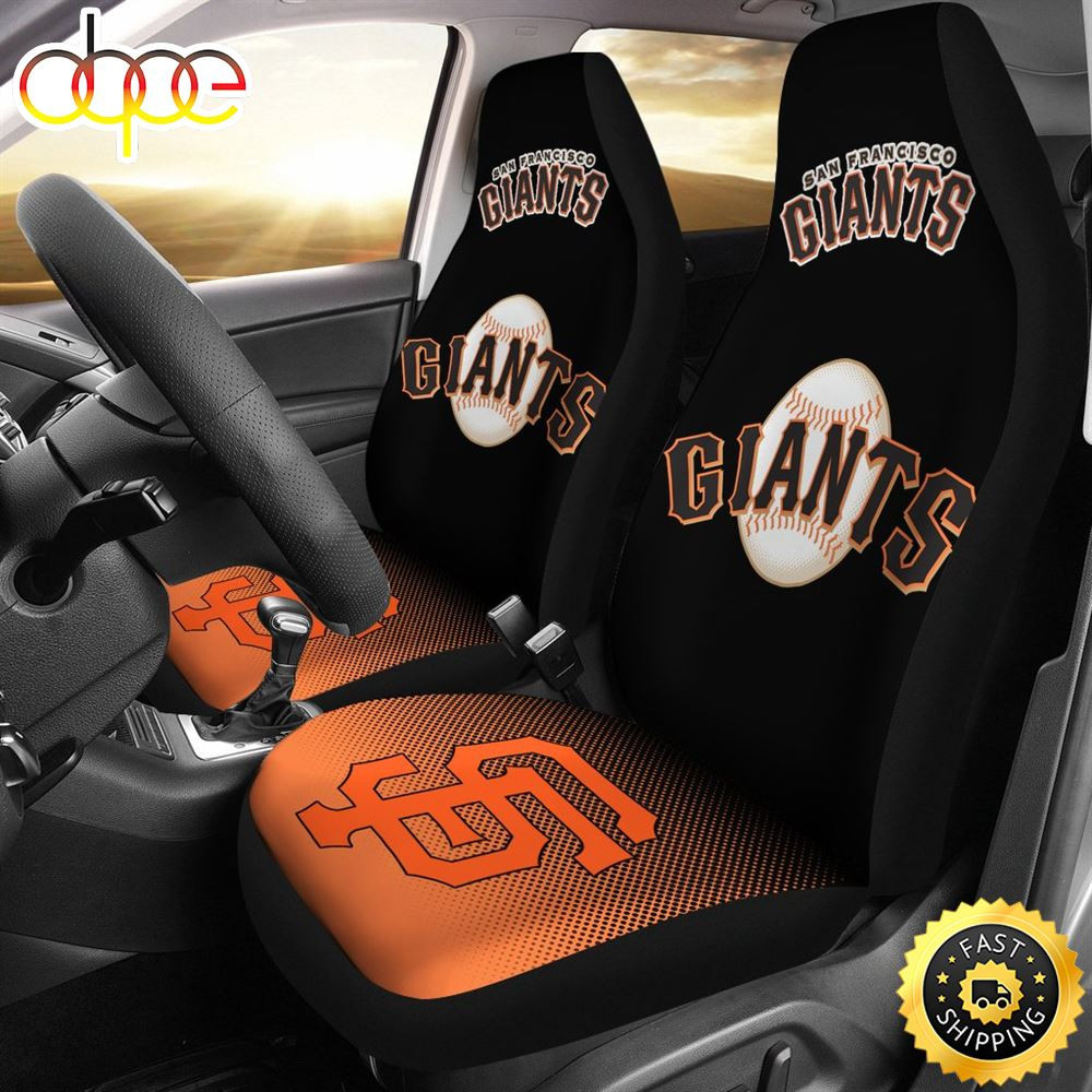 New Fashion Fantastic San Francisco Giants Car Seat Cover Set CSC6381