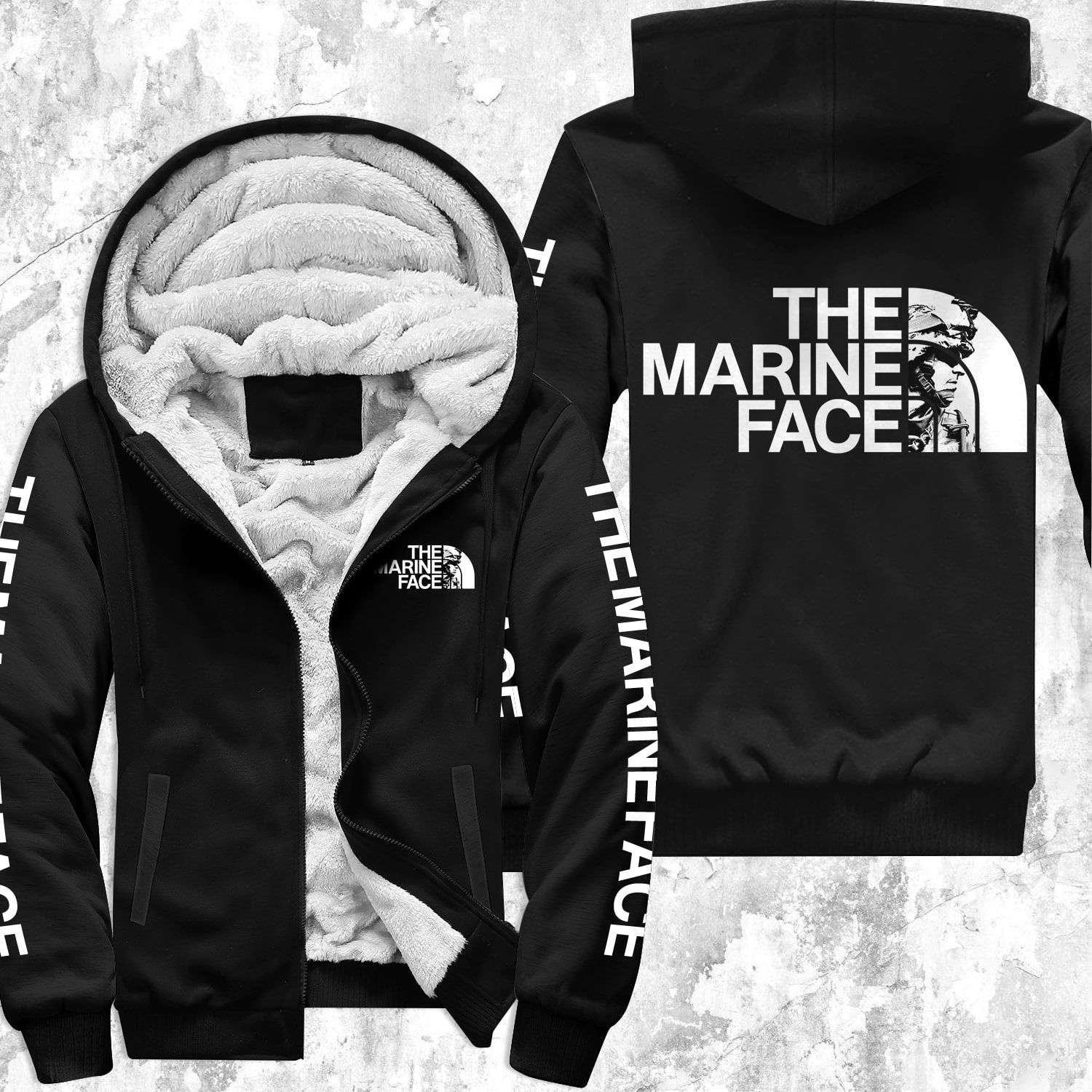 U.S MARINE Fleece Hoodie