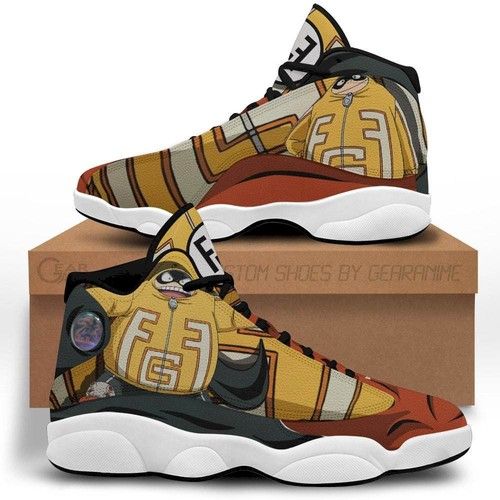 Mha Fatgum Jordan 13 Shoes My Hero Academia Anime Sneakers JD13 Sneakers Personalized Shoes Design