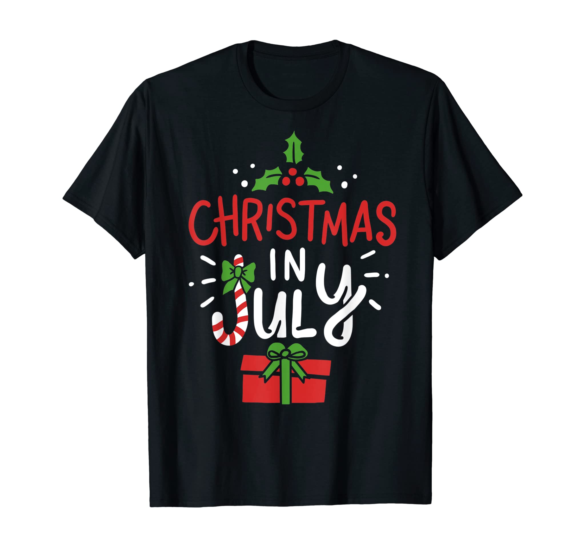 Christmas In July Beach Summer Hawaiian Gift T-Shirt