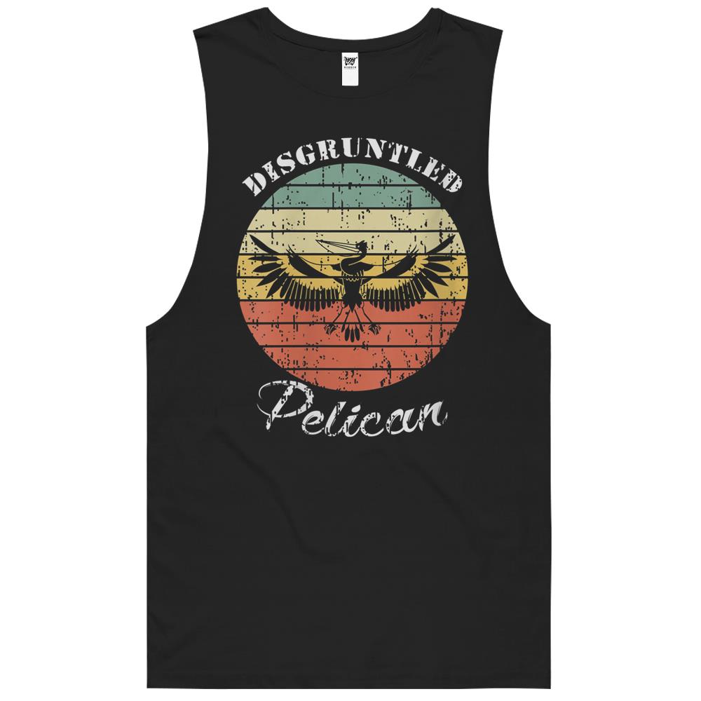 Womens Disgruntled Pelican Funny Quote V-Neck T-Shirt Tank Top