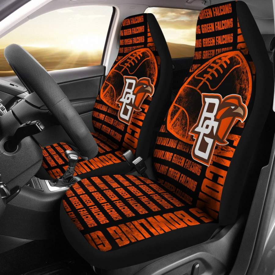 Gorgeous The Victory Bowling Green Falcons Car Seat Covers CSC5973