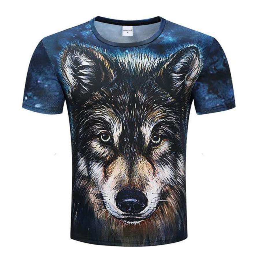 Wolf Printed Unisex T-shirts,  Short &hellip;