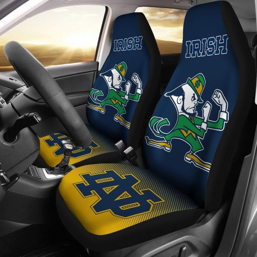 Notre Dame Fighting Irish Car Seat Cover Set CSC3846