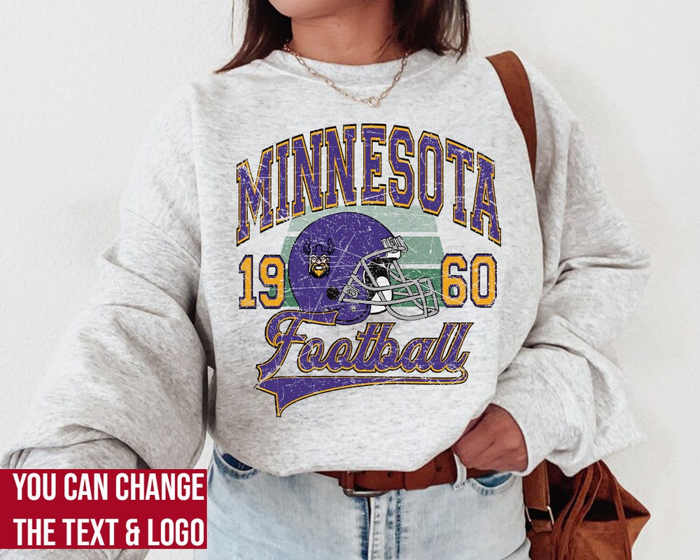 Minnesota Football Sweatshirt , Minnesota Football shirt , Vintage Style Minnesota Football Sweatshirt , Minnesota Fan Gift, Sunday Football
