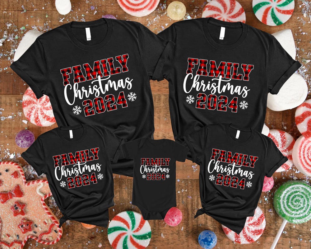 Family Christmas 2024 Shirts, Family Christmas T-Shirt, Family Matching Christmas Shirt, Family Christmas Tee, Christmas Group 2024 Tee Your Look, Your Rules