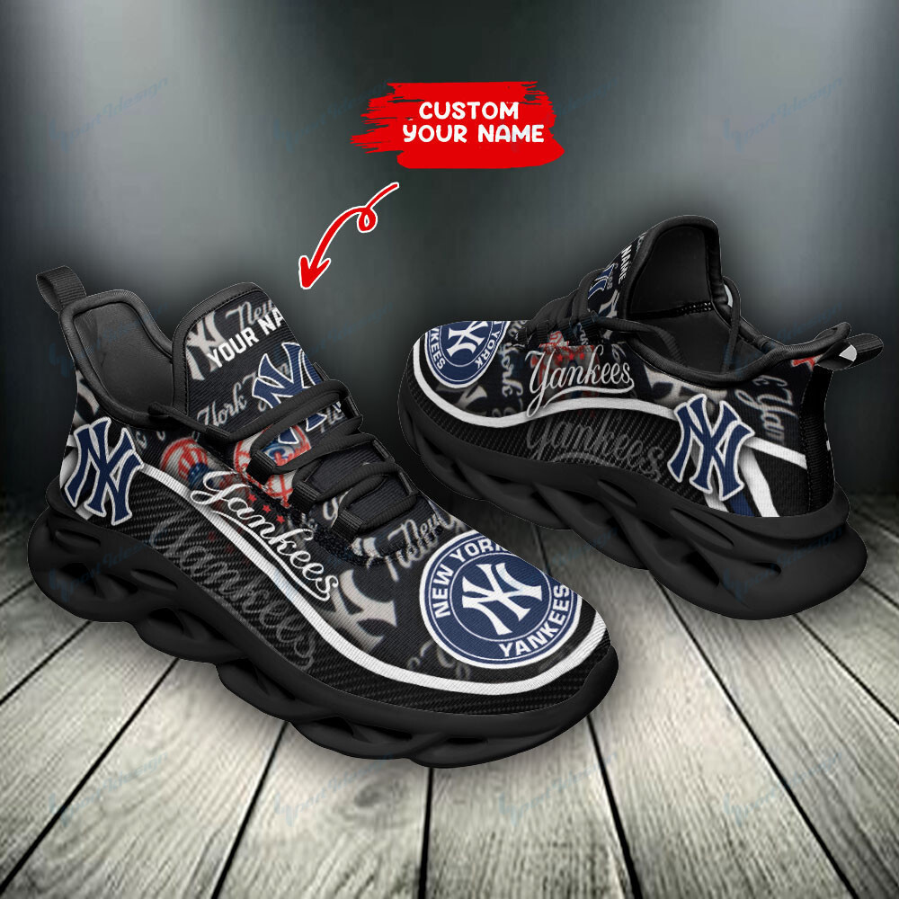 New York Yankees Personalized Clunky Sneaker Max Soul Shoes Ver 70