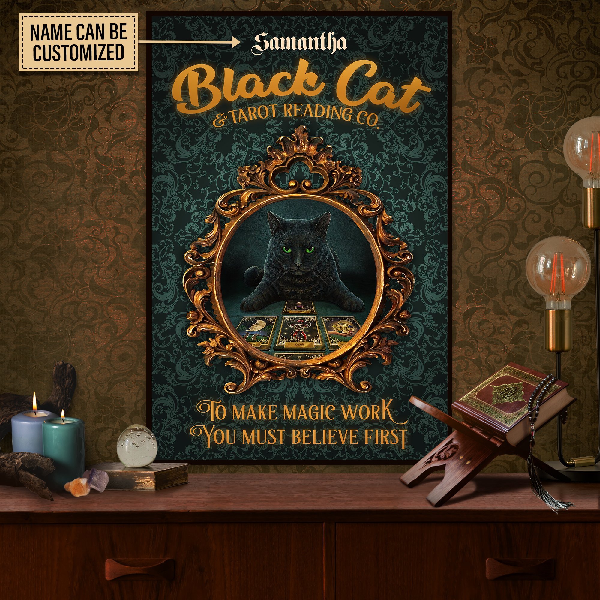 Personalized Black Cat Tarot Reading …