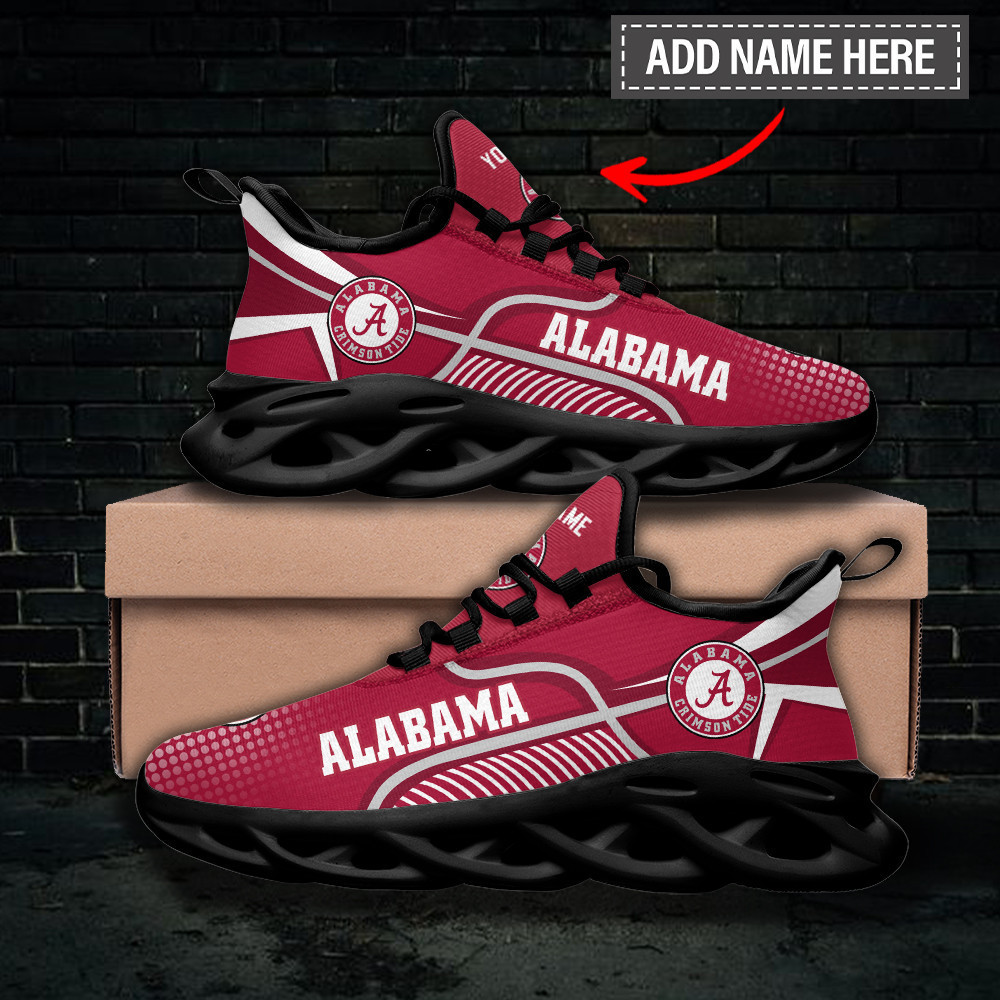 Alabama Crimson Tide Personalized Clunky Sneaker Max Soul Shoes 1730