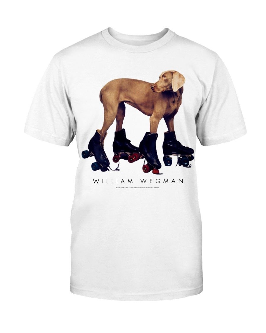 Vintage 1993 William Wegman Dog Art Roller Rover Photography Dogs T Shirt 080621