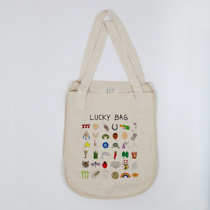 Lucky Bag Tote Bag, Best Tote Bags Ideas, Cute Tote Bags Ideas, Tote Bag Design Ideas, Girls Tote Bag, Best Canvas Tote Bags Ideas