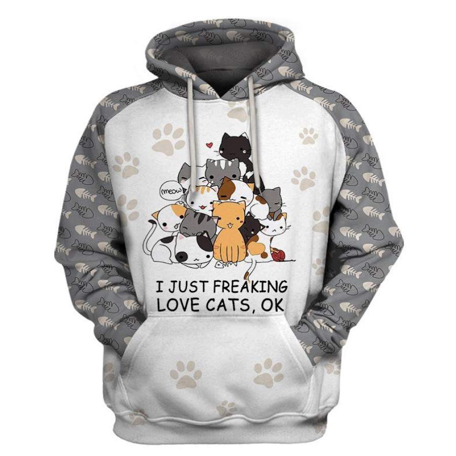 I Just Freaking Love Cats US Unisex  &hellip;