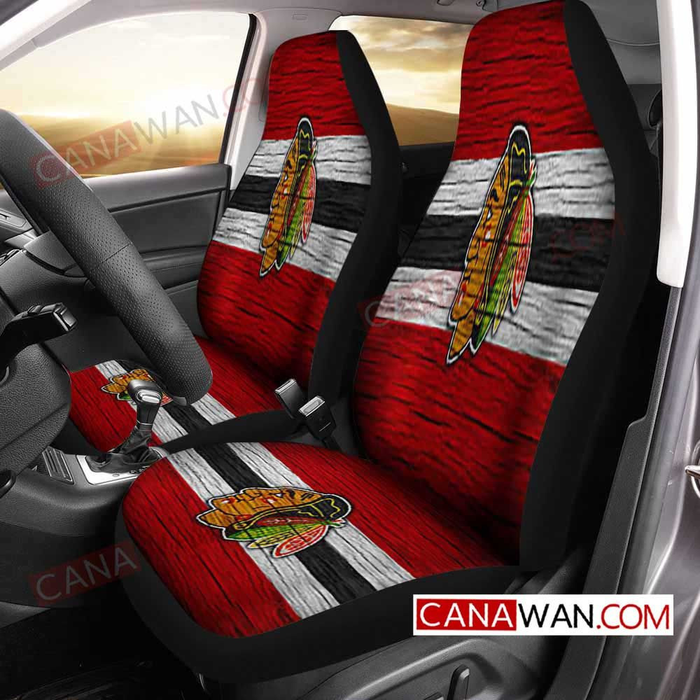 Chicago Blackhawks Car Seat Cover Set CSC6529