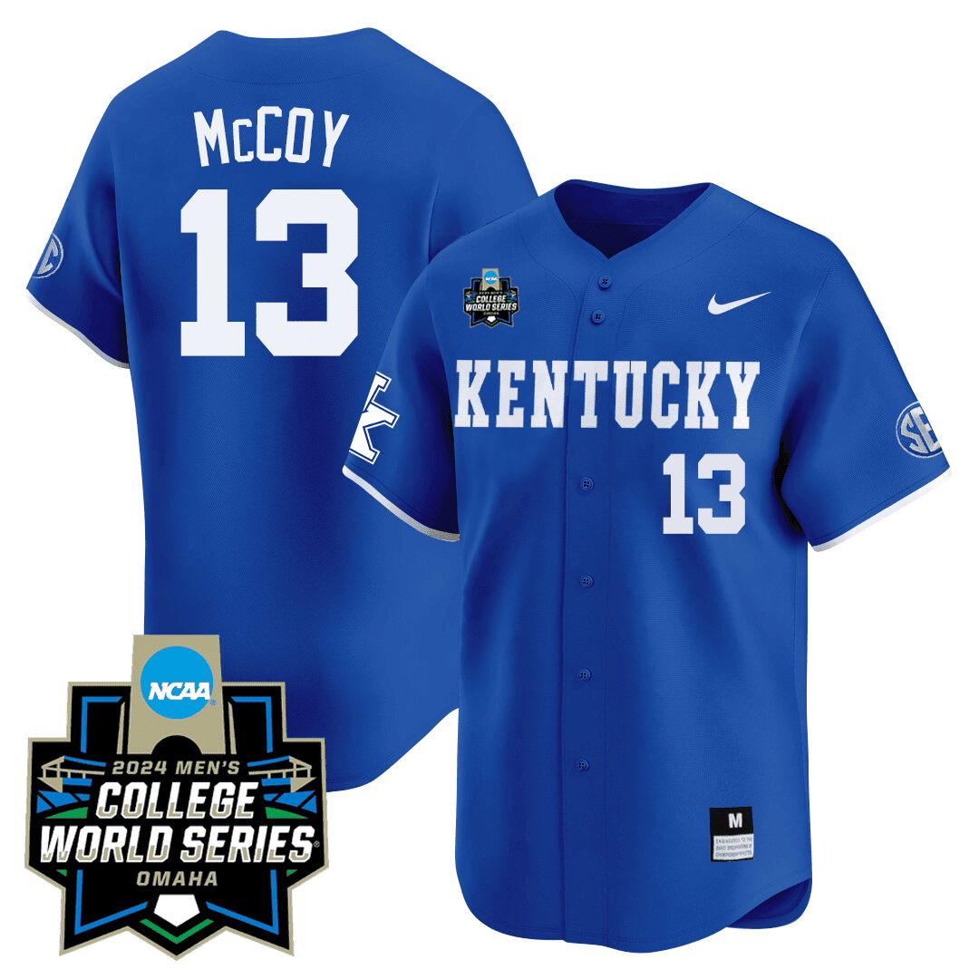 Men’S Kentucky 2024 College World Series Patch Vapor Premier Limited Jersey – All Stitched