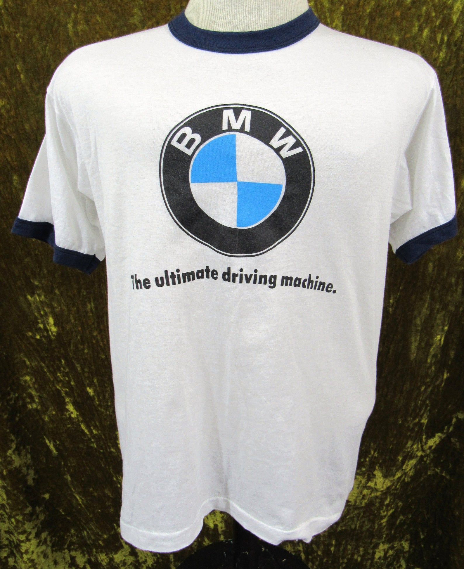 Vintage 80’S Bmw The Ultimate Driving Machine Ringer T-Shirt Screen Stars Tag Single Stitch