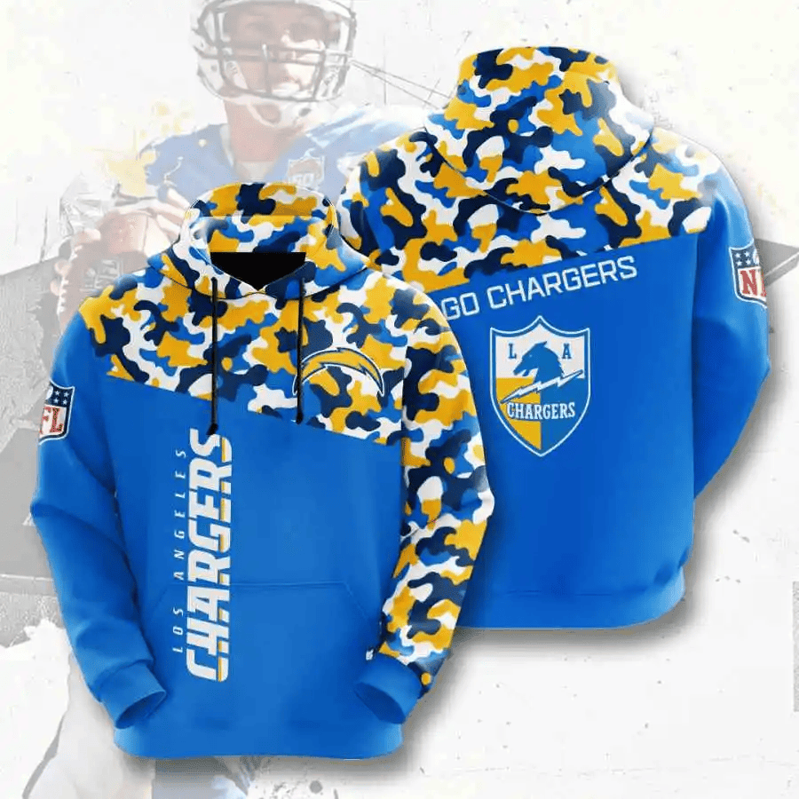 Sports American Football Sport-Team Los Angeles Chargers Usa All Over Print Hoodie 3D  Aop Shirt