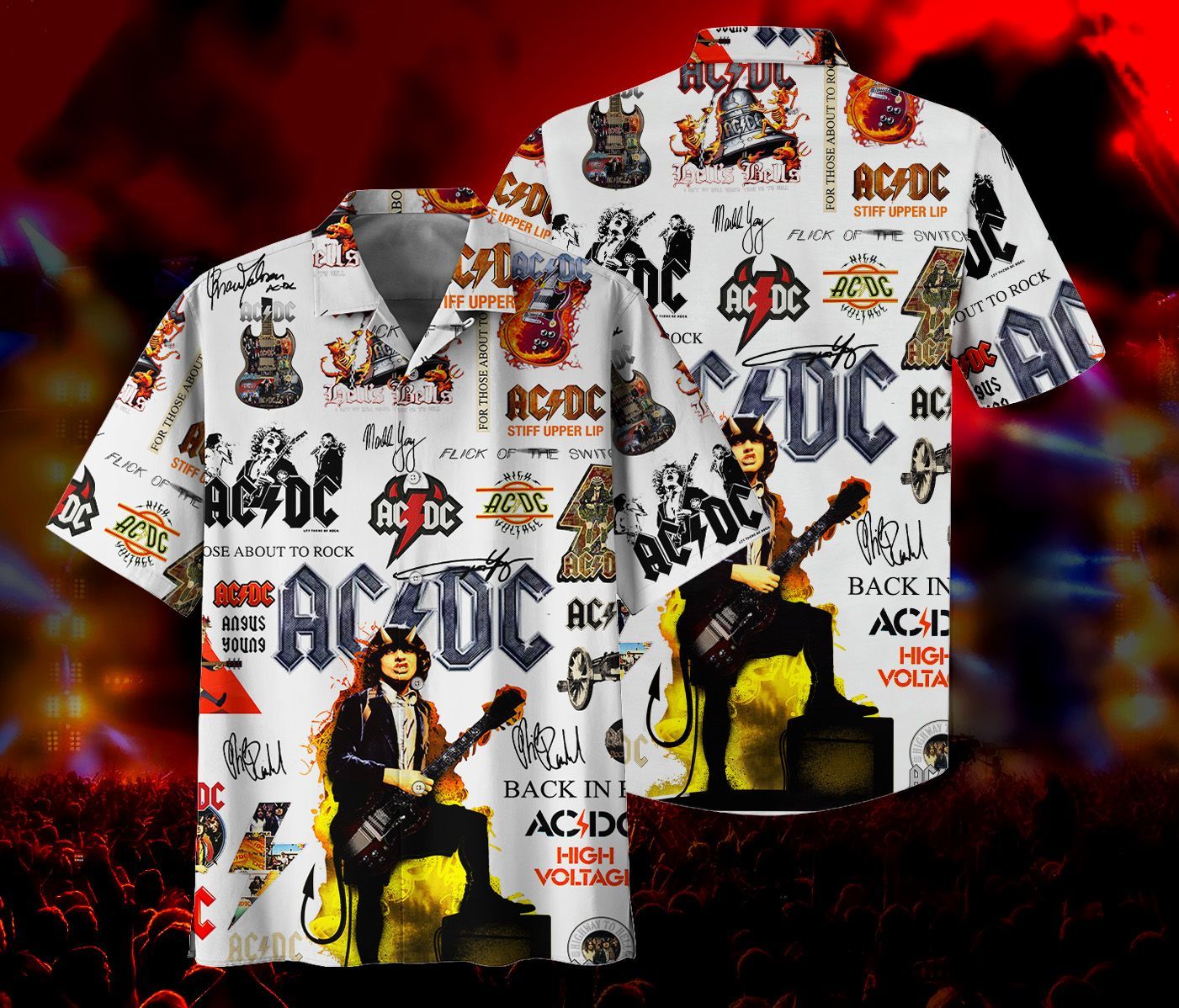 Ac/Dc Hawaii Shirts, Ac/Dc Sleeve Sh &hellip;
