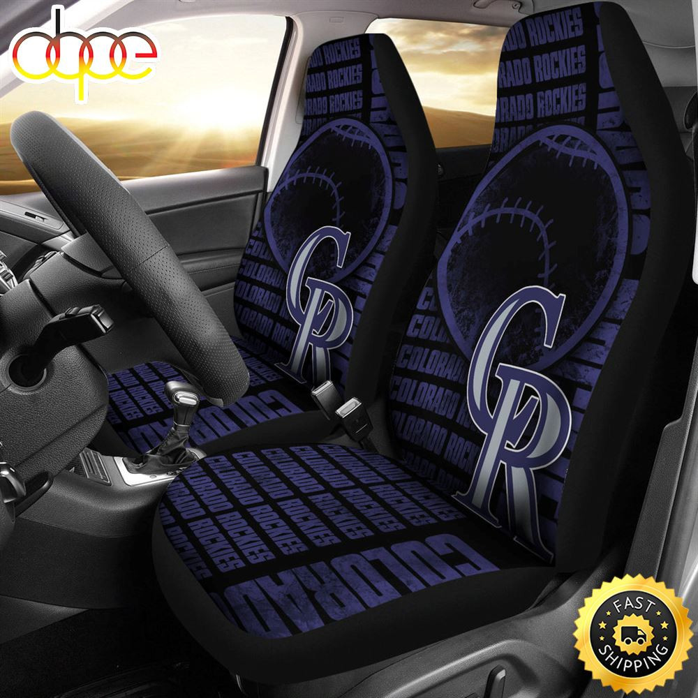 Gorgeous The Victory Colorado Rockies Car Seat Cover Set CSC9539