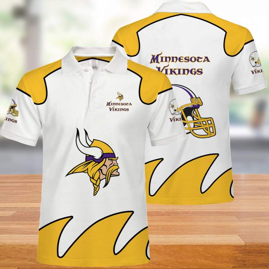 Minnesota Vikings Polo Shirts White Shirtstore24H