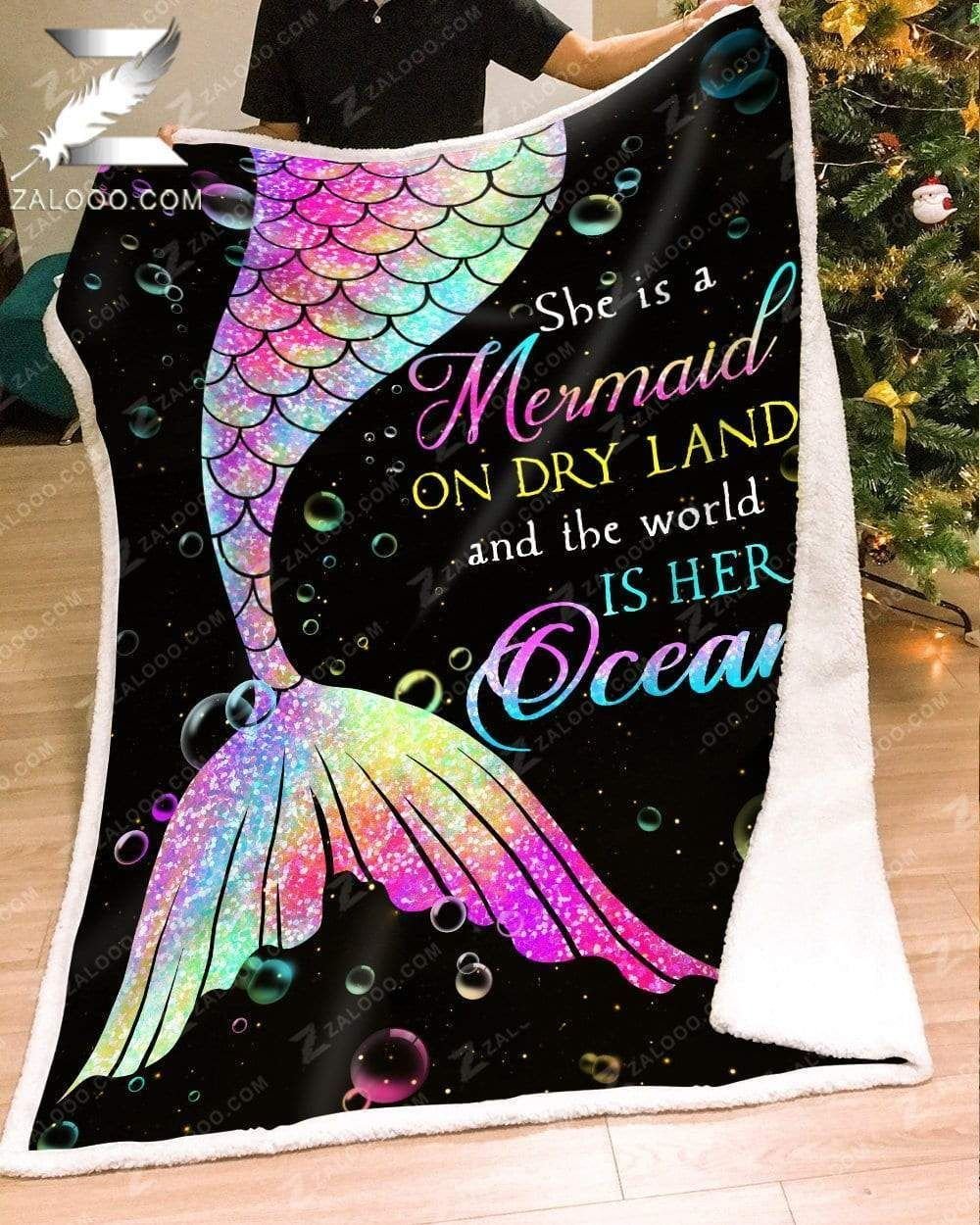 Fleece Blanket – Mermaid ̵ …