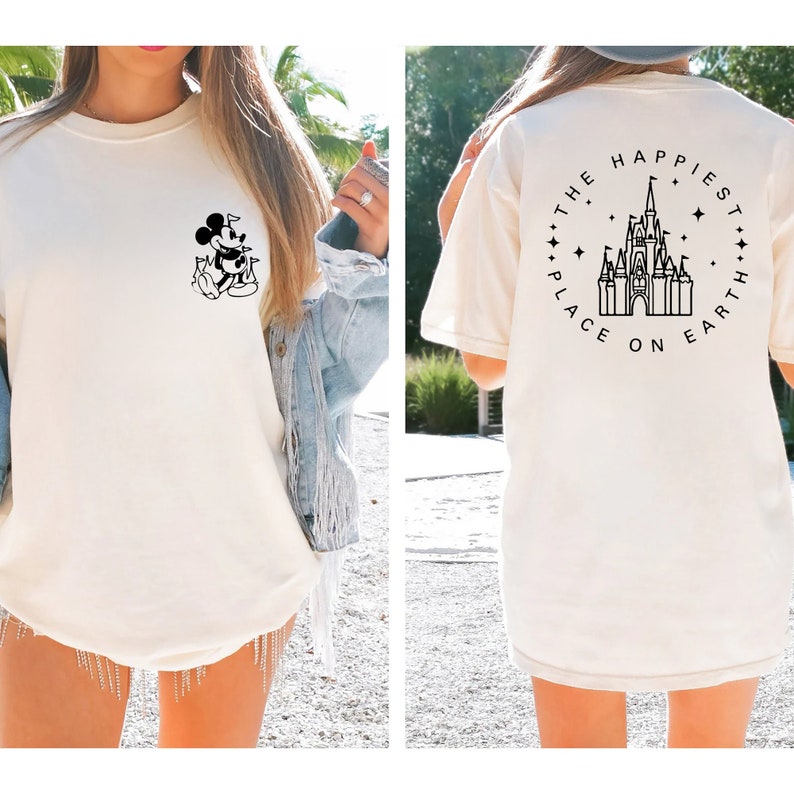 The Happiest Place One Earth Shirt, Magical Castle Shirt, Mickey Castle Shirt, Disney Vacation Shirt, Magical Kingdom Shirt