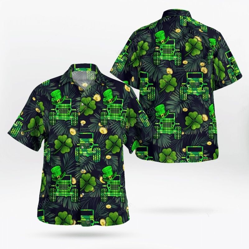 Hawaiian Aloha Shirts,  Jp St Patrick’S Day Green, St. Patrick’S Day Gift