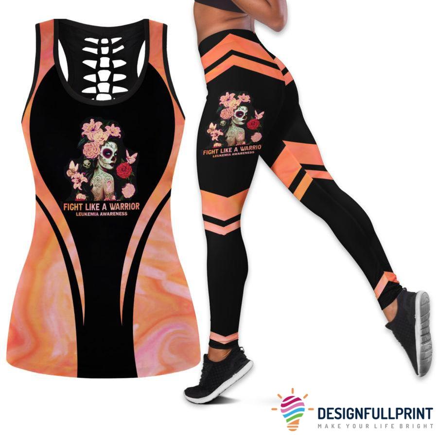 Leukemia Awareness Tank Top And Legg …