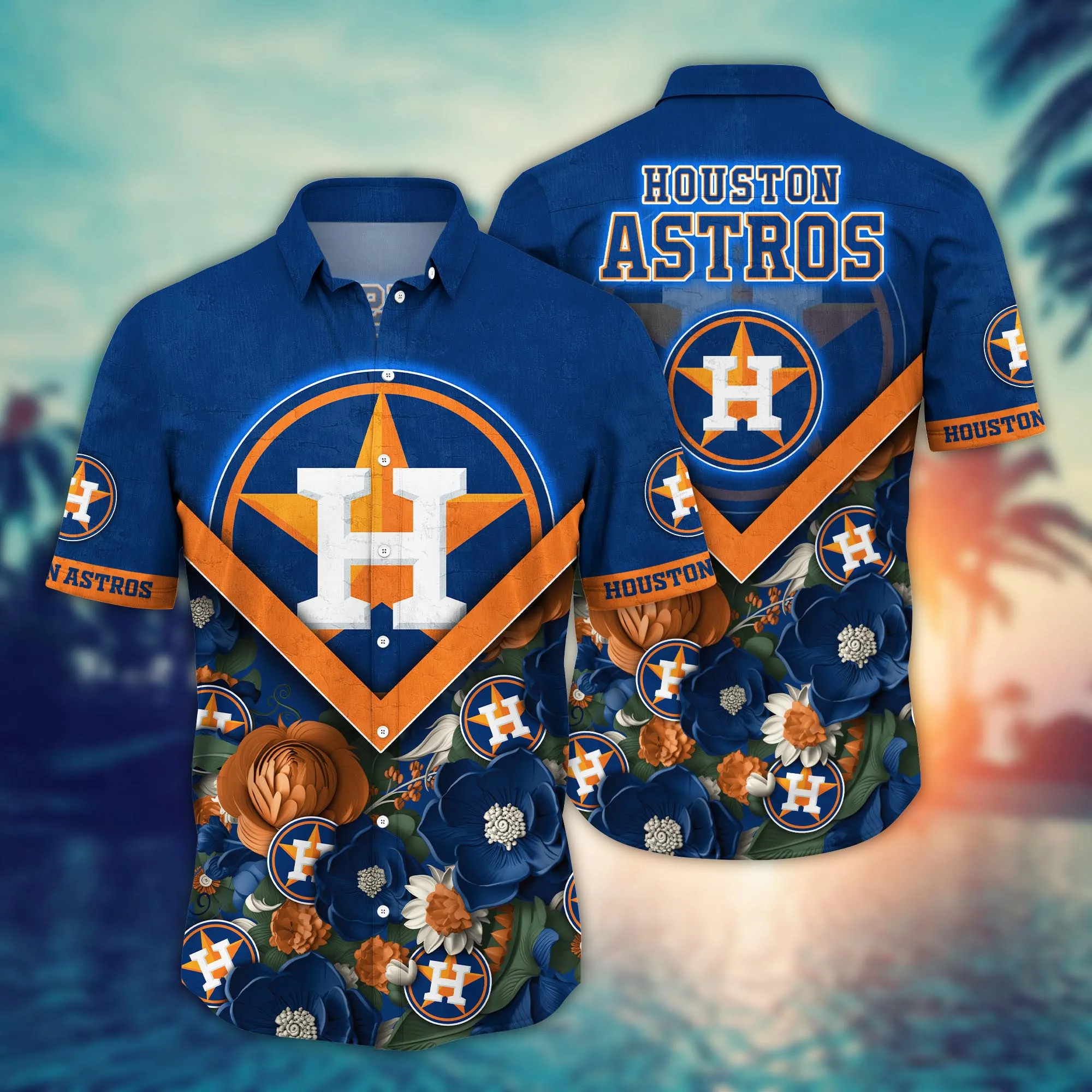 Houston Astros Mlb Hawaiian Shirt Custom Outdoor Movies Aloha Shirt