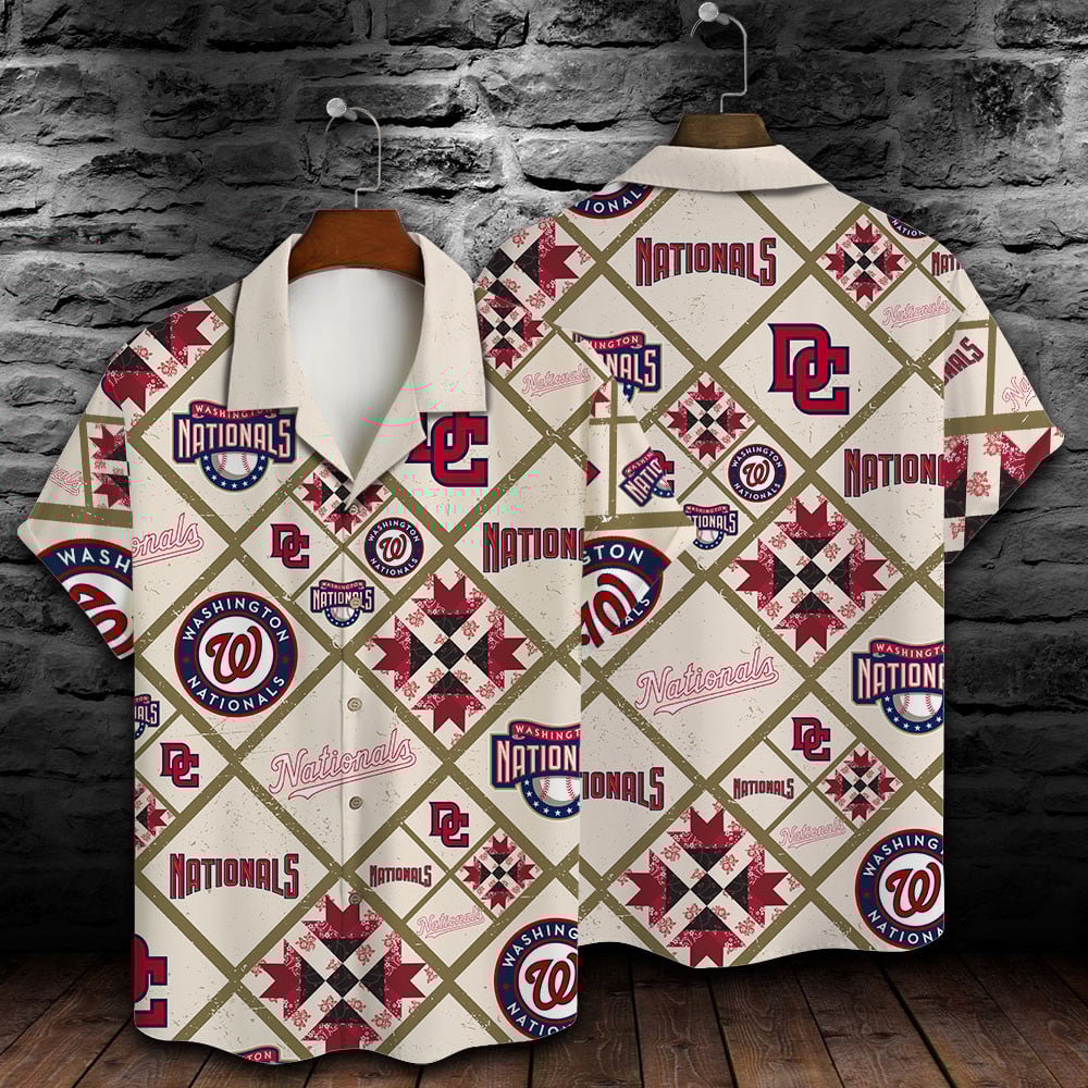 Washington Nationals Mlb Summer 3D Hawaiian Shirt