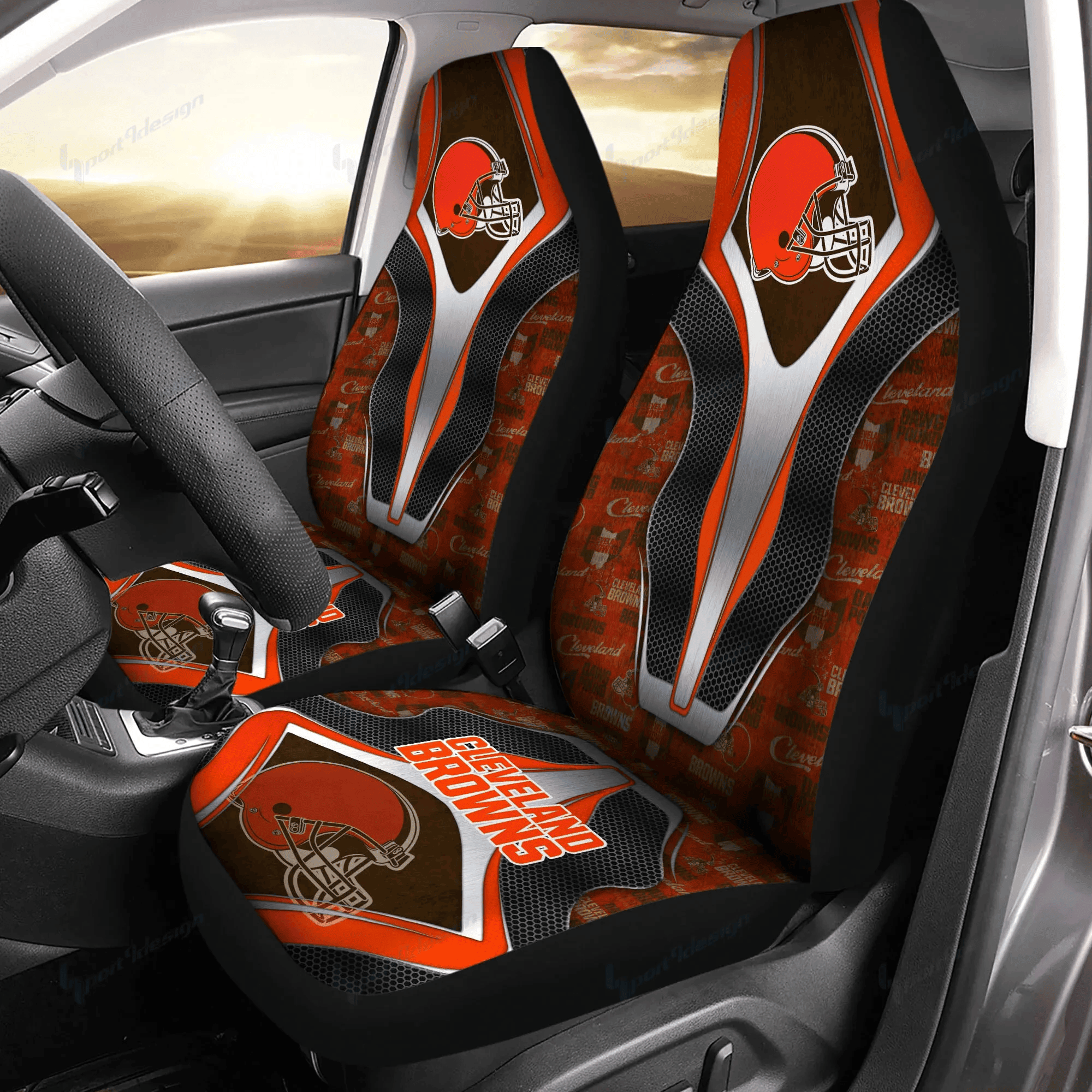 Cleveland Browns Car Seat Cover Set CSC6295