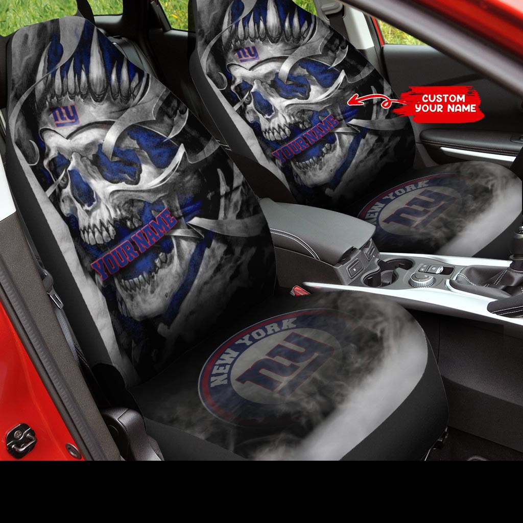 New York Giants Personalized Car Seat Cover Set CSC2723