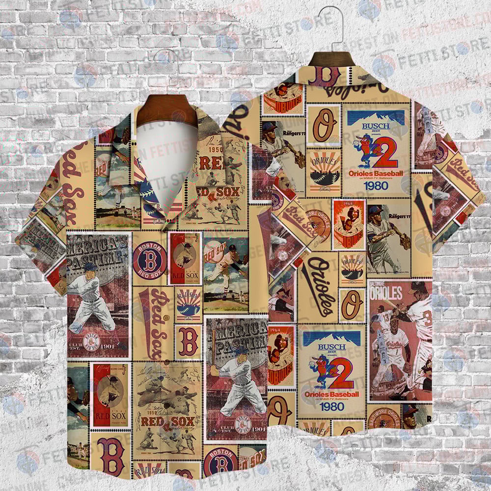 Boston Rex Sox Major League Baseball 3D Print Hawaiian Shirt Shml